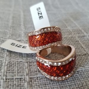 NEW MOM/DAUGHTER tag rings